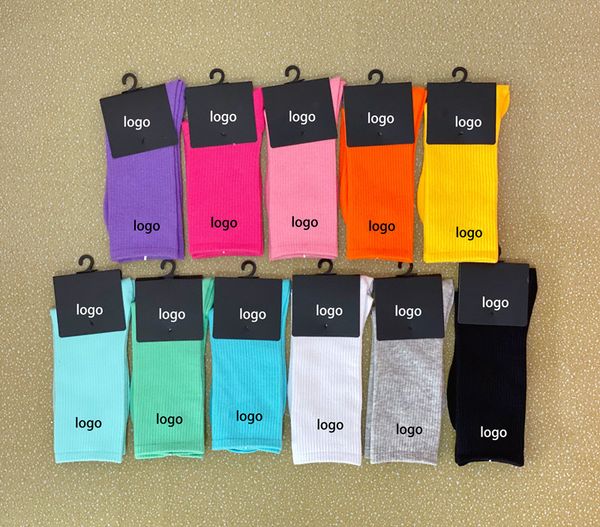 

nk stocking long socks letter cotton sock ladies sport cheerleader socks nk casual sock, Pink;yellow
