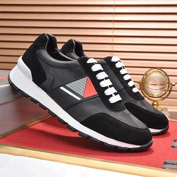 

mens shoes casual breathable flats zapatillas hombre fashion shoes footwears with origin box technical fabric sneaker mens luxury shoes hot, Black