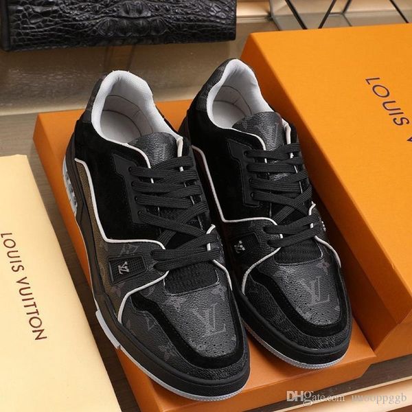 

2020wg official website new luxury men's casual fashion shoes, high-quality travel sneakers, fast delivery original box packaging, Black