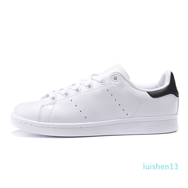 

2019 new mens smith casual shoes classic female flat shoes triple black pink green blue lovers sapatos stan sneakers l13