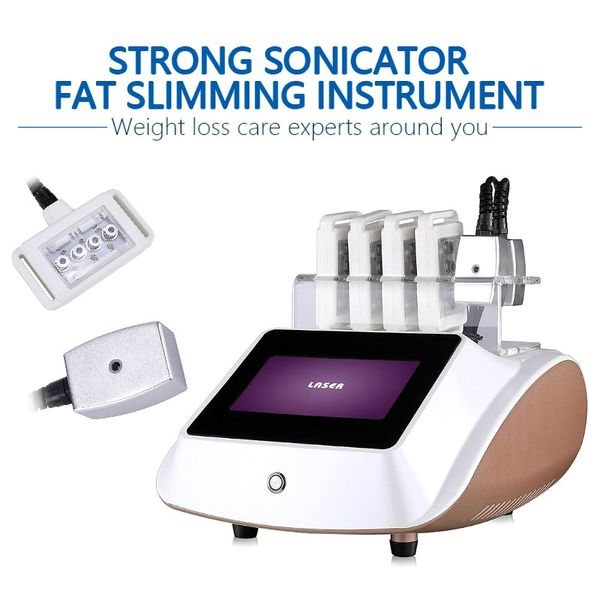 

new 6 pads high power lipo laser light instruments fat loss slimming zerona lipo laser instruments, Black