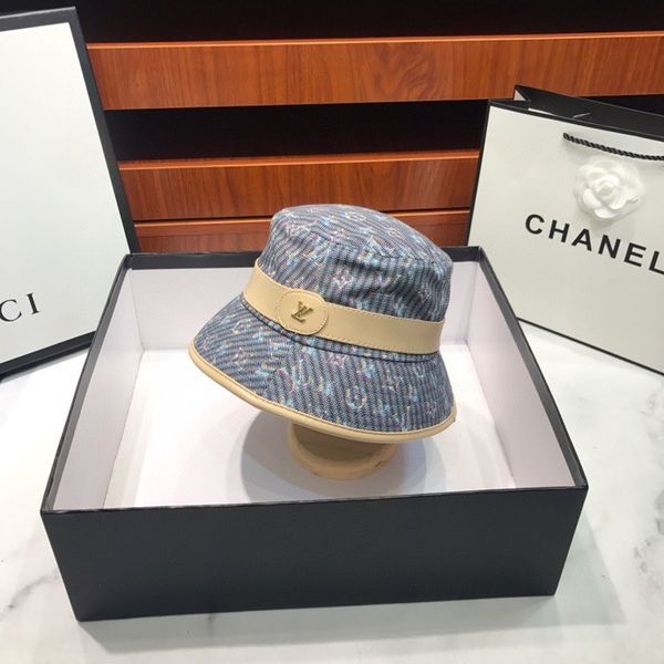 

the latest fashion brand fisherman cap with classic gradient design for spring and summer fashion casual brand cap, simple letter style, Blue;gray