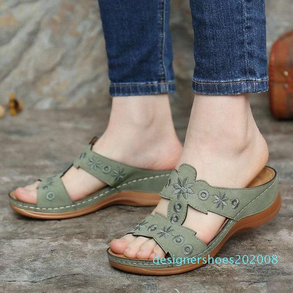 

shoes woman summer comfortable women wedges sandals platform casual non-slip roman women's sandals beach soft female shoes d08, Black