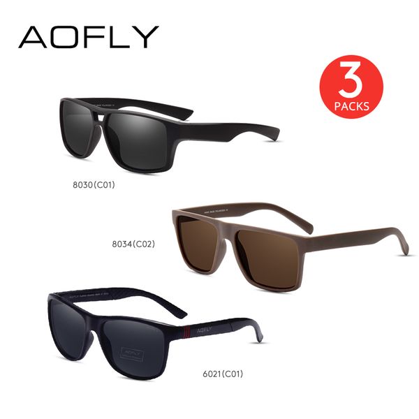 

men aofly 3 packs sunglasses women package sale a bundle of 3 glasses ch01, Blue