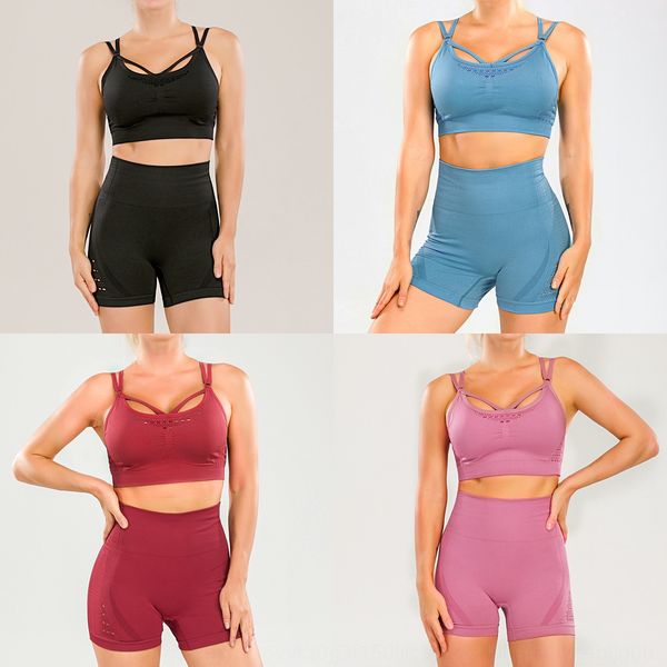 

yoga shorts set fitness women's hip-lifting seamless three-point pants suit underwear suit pants sports underwear for women, White;red