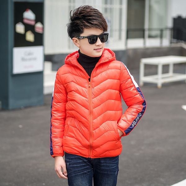 

bv2xq детская одежда зима 2020 новая детская вниз куртка средних и больших детей мальчиков тонкая зимняя одежда для мальчиков короткий белый, Blue;gray