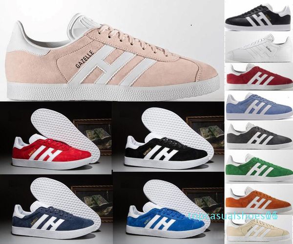 

2019 original gazelle vintage casual lovers shoes campus pop girl and boy gazelle og flat superstar casual sneakers at01, Black