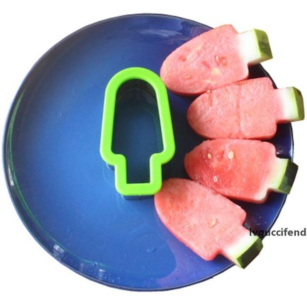 

creative kicthen fruit tools popsicle design stainless steel watermelon slicer melon cutter diy watermelon popsicle mould