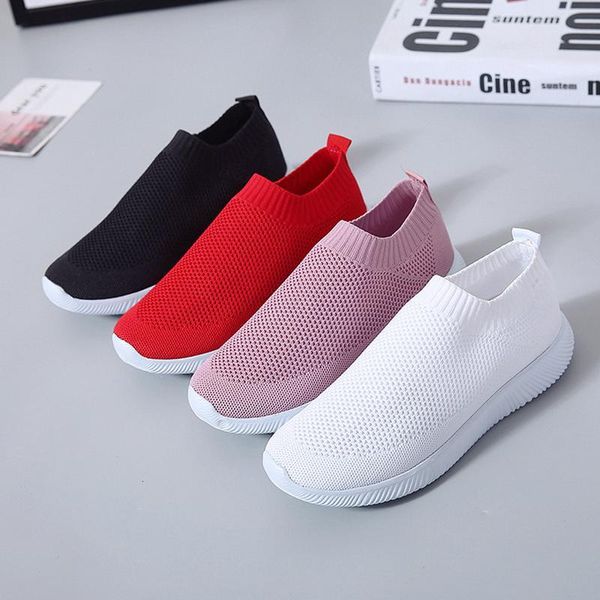 

женщины кроссовки дышащий вязать носок туфли летние девушки кроссовки athletic кроссовки light walking vx390723