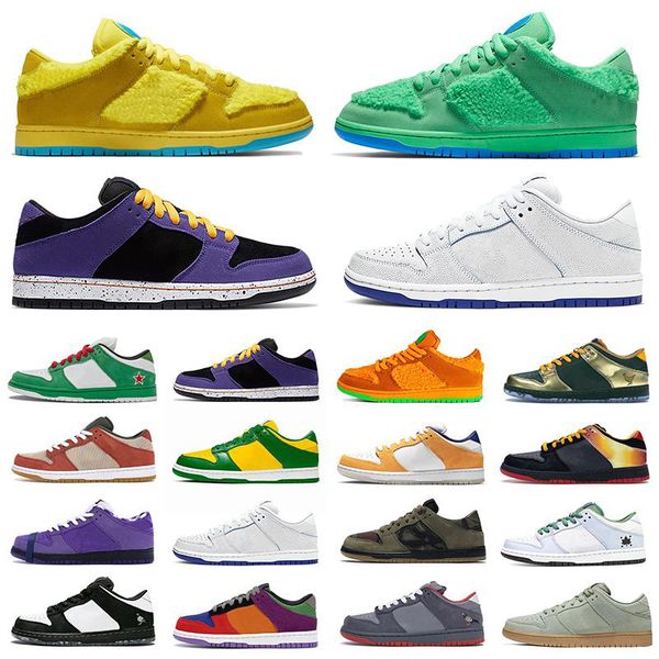 

2020 -sell outdoor shoes many styles and colors chunky dunky dunk men women running shoes low acg orange green yellow bear