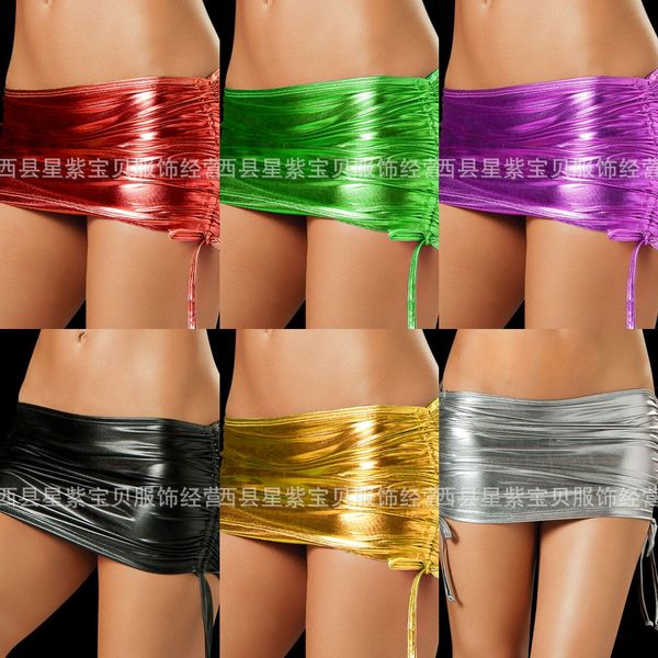 

сексуальная сексуальное нижнее белье патент кожа имитация белье мини-юбка кожа шнуровке хип-завернутые мини-юбка 1020, Black;white