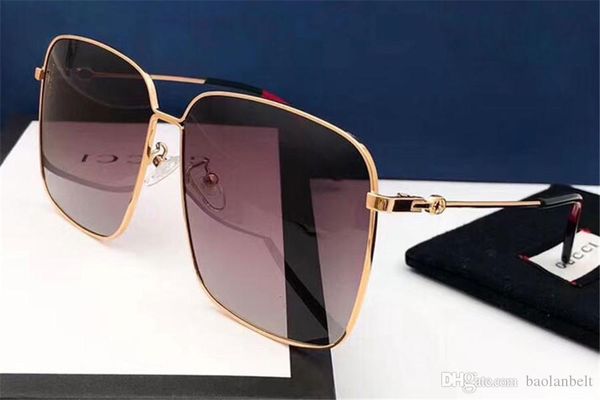 

designer polarized sunglasses men women big metal frame sunglass bee lentes eyewear men women designer brand sun glasses no box 2020, Black