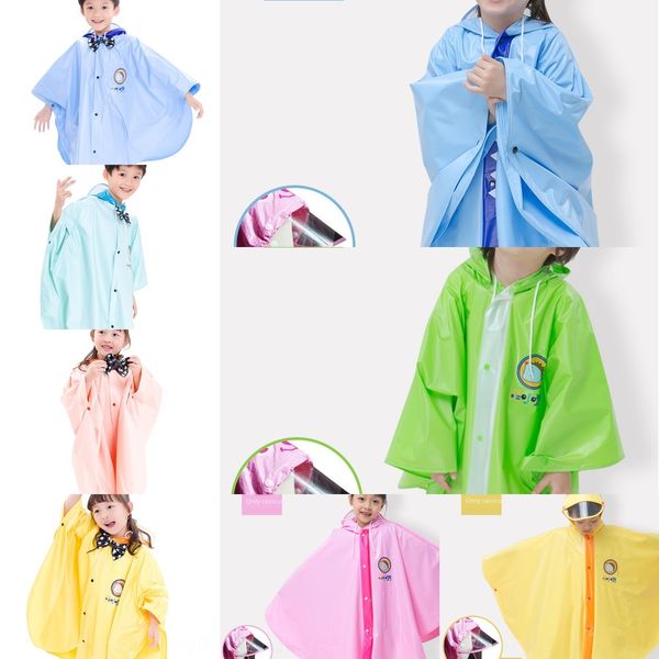 

j82am boy's suit baby's heavy shoes raincoat poncho girls protective rain shoes children's suit rain boots' kindergarten, Black