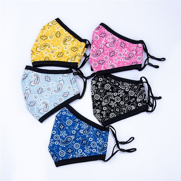 

new designer printed cotton women face masks breathable earloop reusable washable protective dustproof masks fy0052