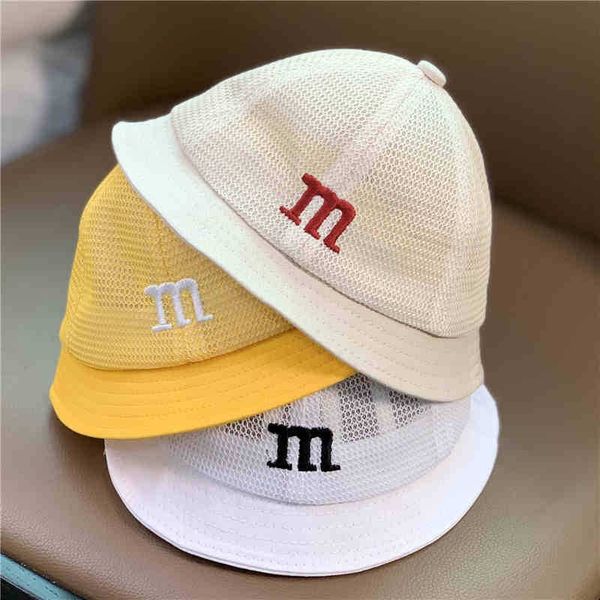 

5-24/7 thin fisherman basin children sun protection summer boys and girls sunshade tide fisherman hat hat baby cap baby cap, Yellow