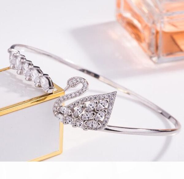 

мода браслеты шарма animals женщины luxury chain hand gold diamonds марка дизайнер женский swa ювелирных изделий ожерелья интернет, Golden;silver