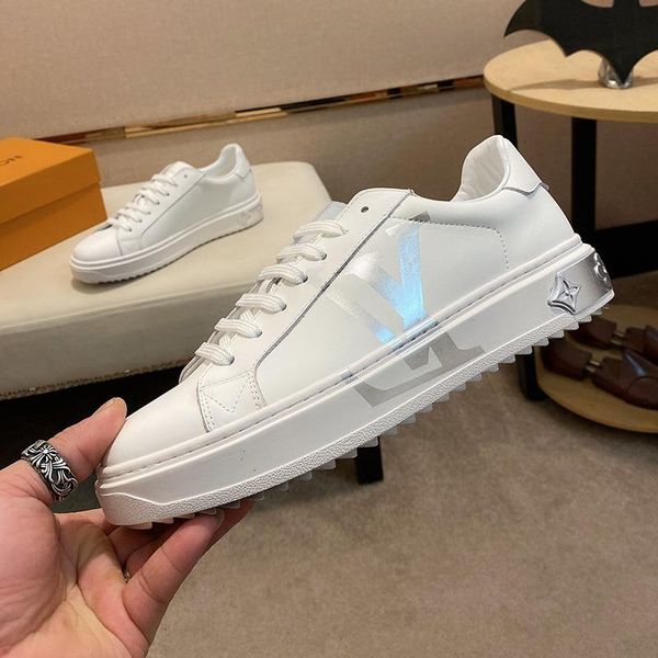 

2020g new luxury design leather printed breathable sports shoes fashion wild mens casual shoes mens banquet shoes size: 38-45, Black