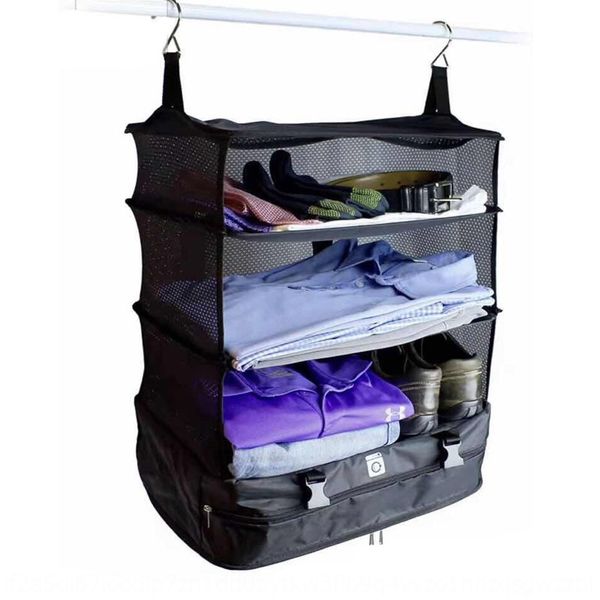 

tv household products multifunctional clothes travel clothing storage three-layer hanging bag travel storage bag