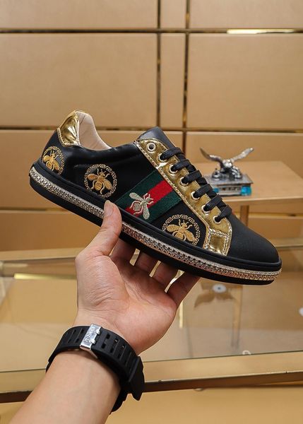 

new3 fashion men's shoes wild sports shoes casual outdoor leather comfortable travel men's shoes original box packaging fast deliv, Black