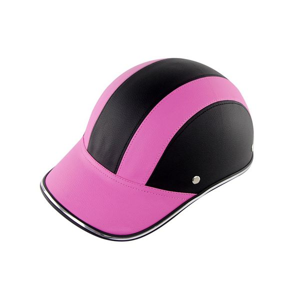

allomn durable 1pc motorcycle helmet adjustable bike scooter half open face protective helmet hat safe unisex