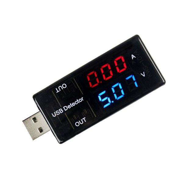 

etmakit usb charger detector current voltage power tester dual digital display volt amp meter for android phone and iphones