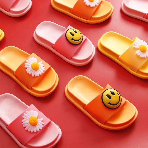 

h7xvb cartoon cute indoor home baby for boys and girls sandals and slippers slippers anti-skid outside wearing three-dimensional smiling fac, Black;grey