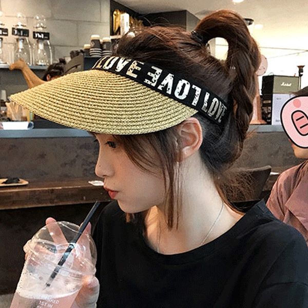 

empty children's korean style outdoor travel sun-proof summer leisure sunscreen sunscreen hat breathable shadowless parent-child hat, Blue;gray