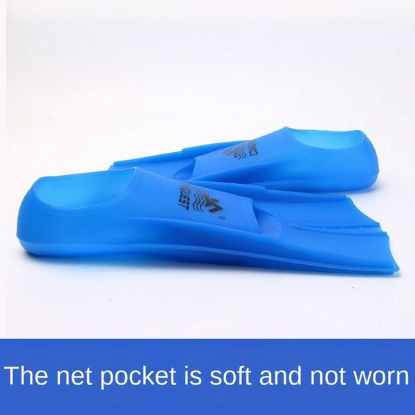

durable swimming training short flippers snorkeling tyle children's flippers sole diving professional frog shoes