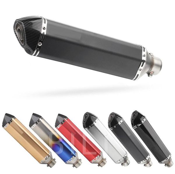 

51mm motorcycle pipe exhaust with db killer 470mm long ak exhaust motorbike