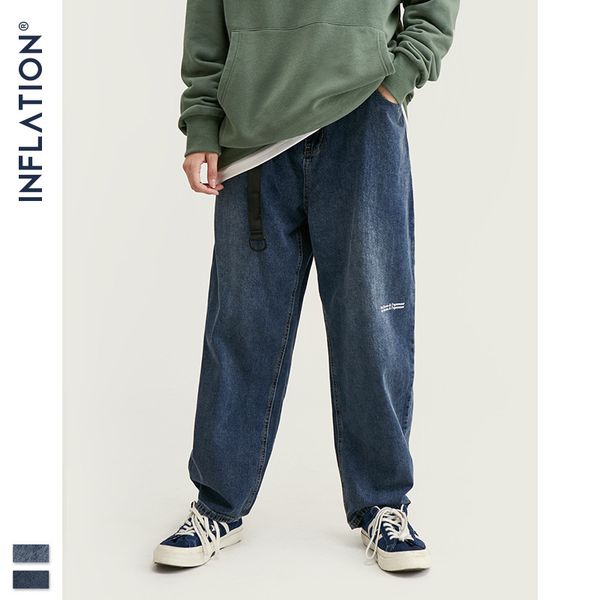 

inf мужской одежды весна 2020 европейского и американского модного бренда street персонализированные принт мужские свободные редька брюки дж, Blue