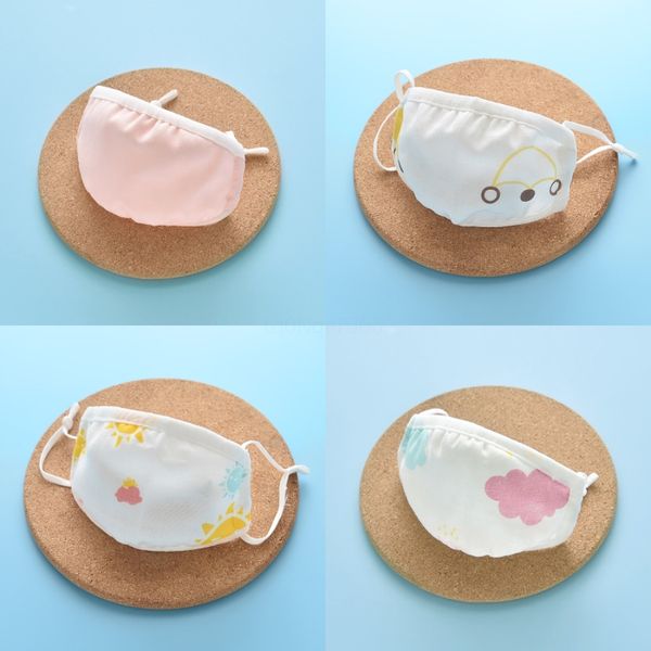 

cartoon face mask with breathing valves luxury designer printed facemask skin friendly cotton washable reusable mouth mask anti pm2.5 #5 #33, Black