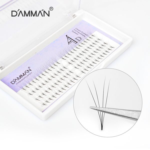 

false eyelashes damman mink 4d fan eyelash extension bc curl easy fast fans individual lashes hand made faux soft for extensions