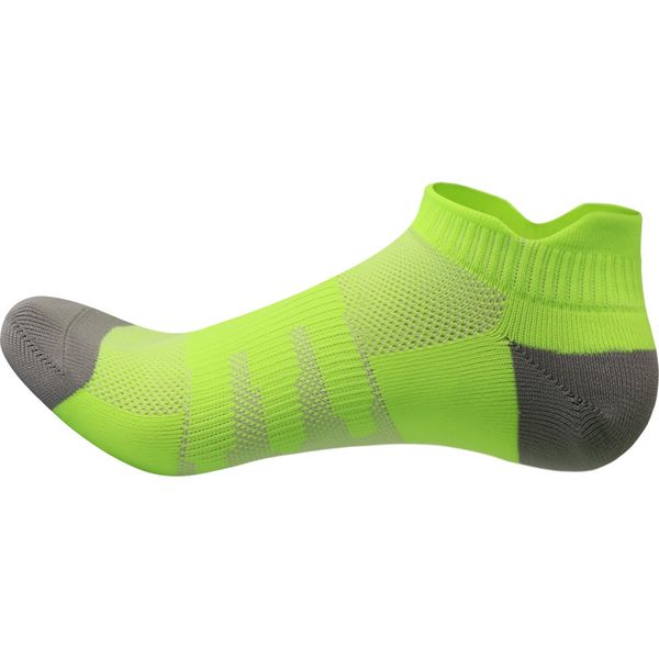 

professional running socks men quick drying anti-slip stretch hosiery marathon outdoor absorption athletic short socks, Black