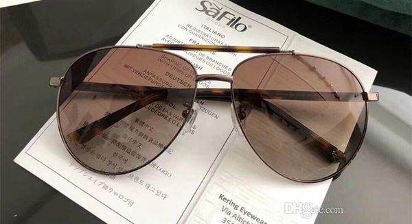 

Luxury 0014 Sunglasses For Men Brand Designer Popular Fashion Oval Summer Style With The Bees Top Quality UV Protection Lens Come With Case