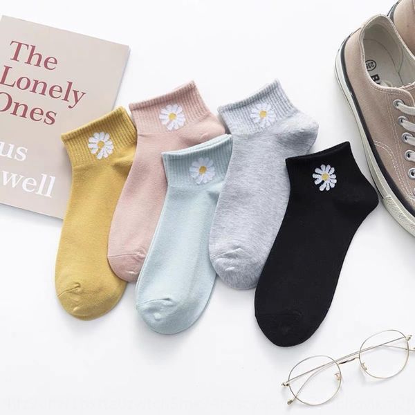 

summer new stylestyle cotton children's cartoon boat breathable sweat-absorbing invisible boat cotton socks women's socks, Pink;yellow