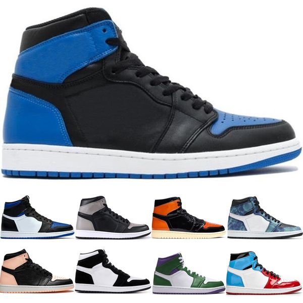 

дешевые 1 1s hight баскетбол обувь для мужчин женщин royal blue pine green wmns tie-dye unc obsidian twist shadow кроссовок тренеры eur 36-4