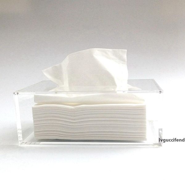 

wholesale- rectangle acrylic boutique tissue boxes, tissue holder, tissue dispenser for home & office decor ytb-002-1