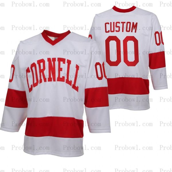 

mens 2020 cornell big red ncaa college hockey jersey 25 joe nieuwendyk 5 joakim ryan men women youth no name no number blank men women youth, Black