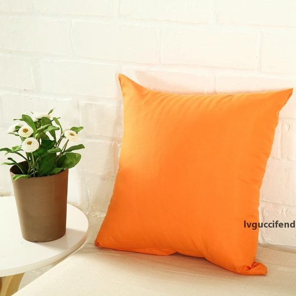

18*18 inch sofa throw pillow case customize pure color polyester white pillow cover cushion cover blank pillow case home decor gift bc 1310