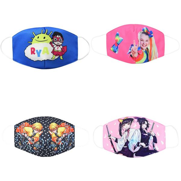 

cloth tapaboca kids goggles and snorkel mask cotton face mouth mask cartoon youth children masks for kid bomull mascherine knfeh jjxh