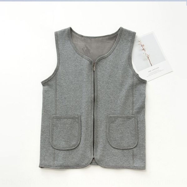 

9ywsr 2020 cotton large size thermal super soft high elasticity 2020 warm vest vest cotton large size thermal waistcoat waistcoat warm super, Black;white