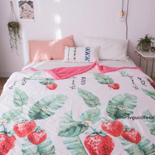 

thin lightweight blankets air conditioner for double summer printed air conditioner 200/180x230cm printed comfortable