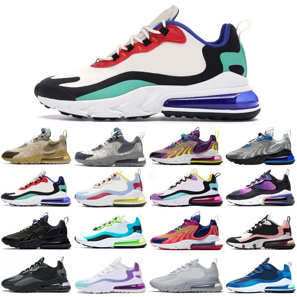 

270 react eng 270s men women running shoes travis scott neon triple black bauhuas athletic mens trainers sports sneakers runners