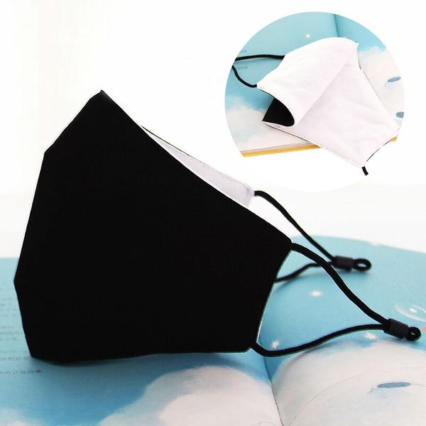 

dhl kids/cotton cloth pm2.5 anti-dust mask 2 layers washable children adjustable breathable cloth masks