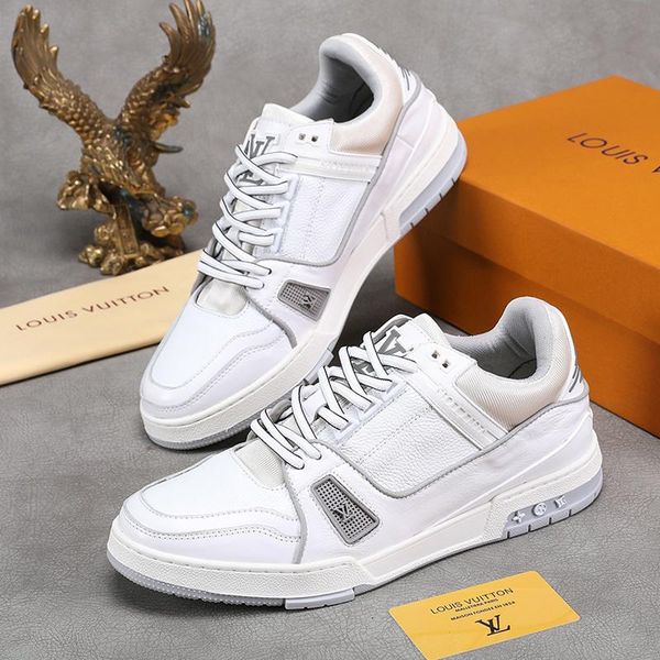 

luxury men shoes fashion breathable zapatos de hombre mens casual shoes luxury trainer sneaker l57 chaussures pour hommes vintage drop ship, Black