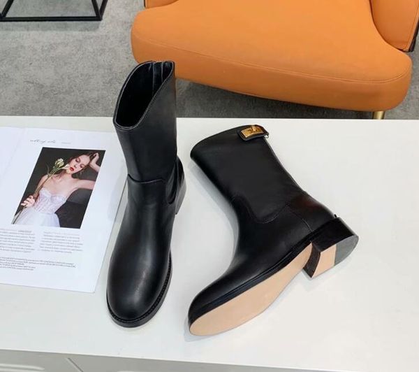 

brand name dor womens half ankle snow winter zip rainboots knight martin black zip boot size 35-40