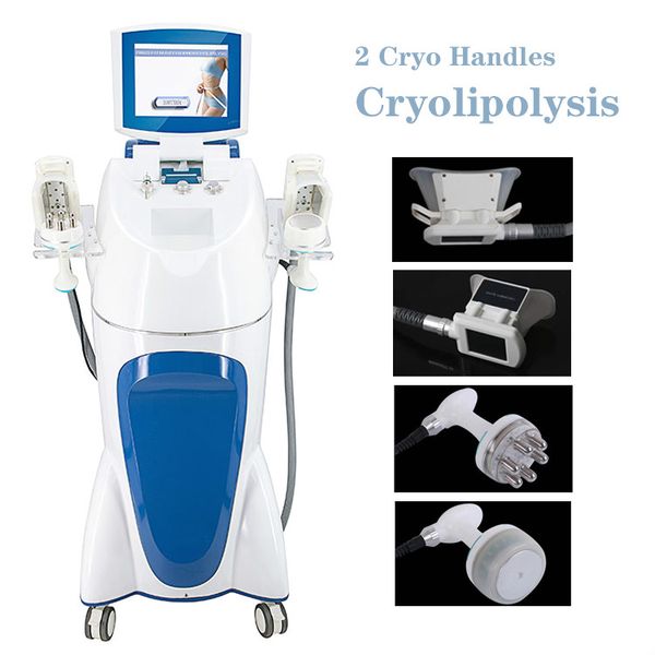 

профессиональный двойной ручки cryolipolysis замораживание жира lipolaser lipofreeze похудения cryo форма тела для похудения машины на склад