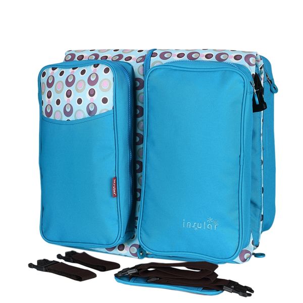 

diaper bags insular portable waterproof bag foldable baby cribs bed diapers multi-function mummy shoulder nappy nursing