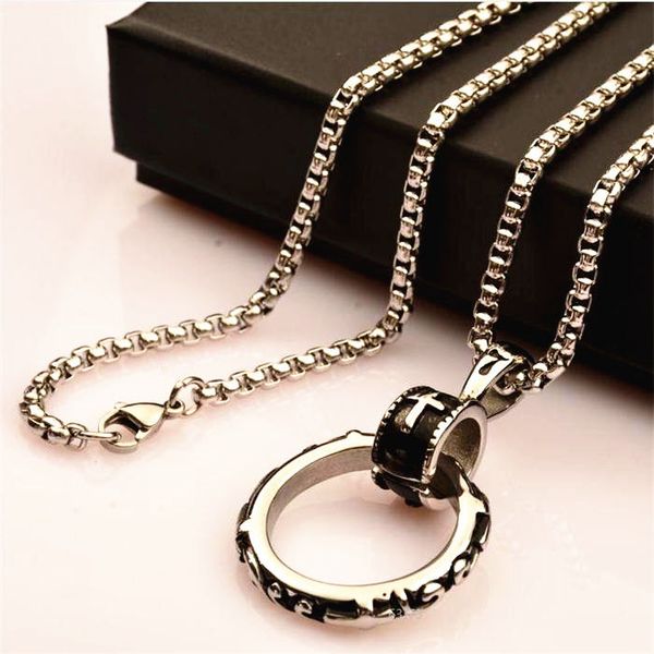 

designer jewelry necklace hip hop network red tide men and women students retro jewelry personality social guy tide pendant sweater chain, Golden;silver