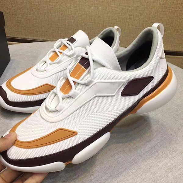 

breathable knit fabric cloudbust sneakers mens shoes casual shoes lace -up luxury men shoes zapatos de lujo para hombre, Black
